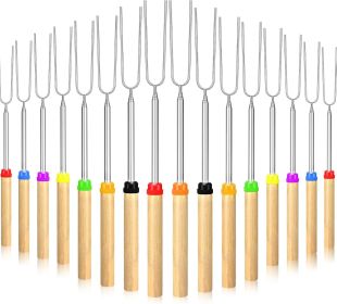 32 Inch Marshmallow Roasting Sticks Bulk, Smores Skewers for Fire Pit Kit