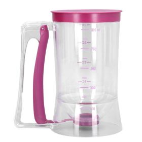 Pancake Dispenser PP Material BPA Free Trigger Handle Wide Opening Controllable Food Size Measurable Scale Pourer (Option: Default)