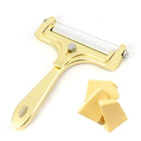 Butter Cheese Slicer for Household & Commercial Use (Color: Matte Gold, Type: Kitchen Tools)