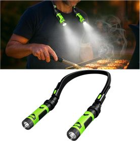 LED light  Grill Light for Outdoor Barbecue Grilling Accessories (Color: green)